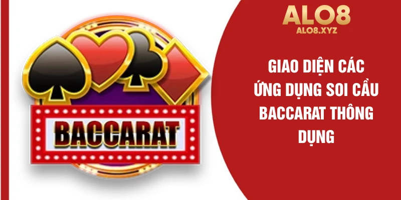 Giao diện các ứng dụng soi cầu Baccarat thông dụng