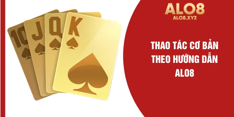 Thao tác cơ bản theo hướng dẫn ALO8