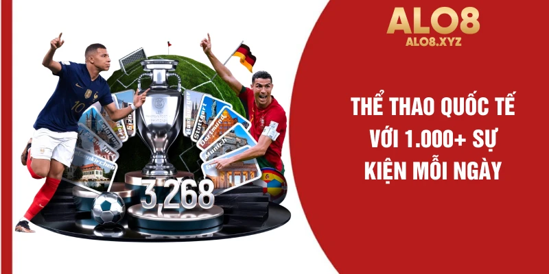 Thể thao quốc tế với 1.000+ sự kiện mỗi ngày